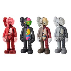 Набор виниловых фигурок Kaws Companion Flayed Open Edition, черный/красный/коричневый/серый