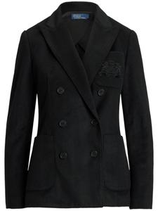 Двубортный блейзер Polo Ralph Lauren, черный