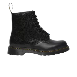 Мужские ботинки Dr. Martens Keith Haring x 1460 с принтом, черный