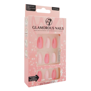 W7 Glamorous Nails накладные ногти Glitter Pop, 24 шт/уп