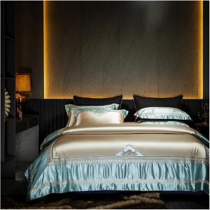 UOIO Комплект постельного белья UOIO золотой вышитый жаккард египетский хлопок 1200TC