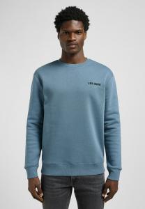 Толстовка Lee LONG SLEEVE CORE REGULAR FIT, Vintage Blue/Dark Blue