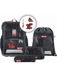 Step by Step Набор из 5 школьных сумок CLOUD Dragon Drako, черный