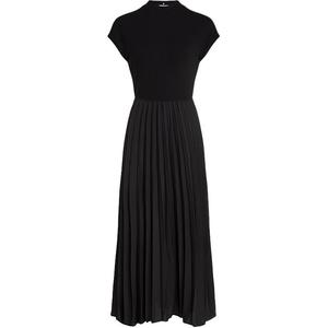 Tommy Hilfiger Женское черное платье с коротким рукавом