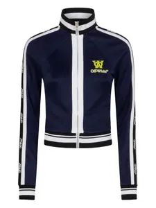 Жакет на молнии в рубчик Off-White, синий