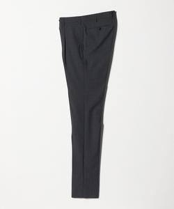 Зауженные брюки SOVEREIGN из шерсти с одной складкой и тропическим рисунком United Arrows, цвет Md.Gray