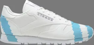 Кроссовки collina strada x wmns classic leather 'call mom' Reebok, белый
