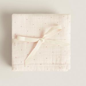 Комплект полотенец Zara Home Multicoloured Muslins, з штуки, 55х55 см, белый/розовый