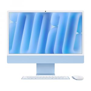 Моноблок Apple iMac 24" М4 (2024), 8 CPU/8 GPU, 16ГБ/256 ГБ, Gigabit Ethernet, Blue, английская клавиатура