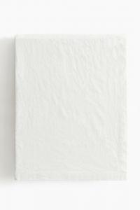 Льняная скатерть H&M, 150х320 см, белый