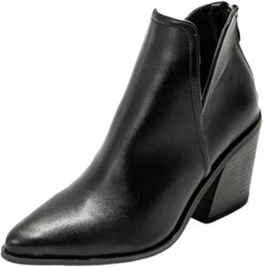 Женские ботильоны OTMYIGO, 2022, ковбойские вестерн-ботинки с заостренным носком, повседневные ботильоны на массивном каблуке, ретро-туфли, 41 B