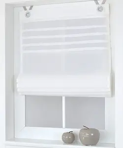 Римская штора / Люверс Kessy Biese без сверления | белый 45x140