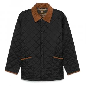 Куртка Liddesdale Diamond с ромбовидным стеганым воротником из вельвета Barbour, черный