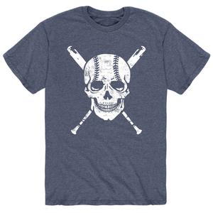 Мужская бейсбольная футболка с черепом Licensed Character