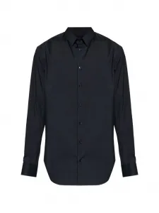 Рубашка на пуговицах Giorgio Armani, синий