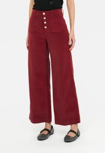 Брюки LIU JO FLARED VELVET, Bordeaux