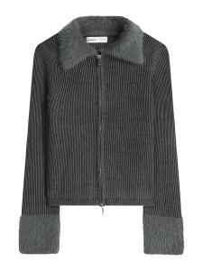 Вязаный кардиган Bershka, антрацит