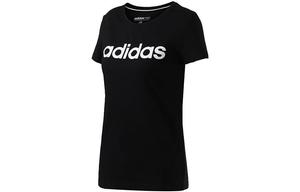 Футболка обычная женская черная Adidas Neo