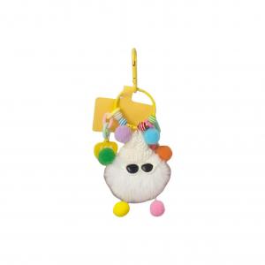 Красочная кукла эльфа с цепочкой и угольным шариком плюшевый кулон высота 16см XIWANTONG, белый