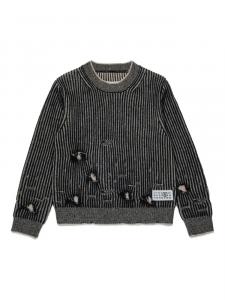 MM6 Maison Margiela Kids шерстяной джемпер, черный