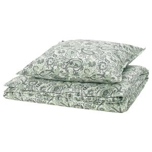 Комплект постельного белья, 2 шт., зеленый/белый, 155х220/80х80 см, RODGERSIA IKEA
