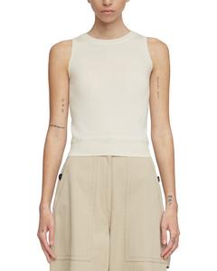 Трикотажная блузка Adam Lippes из смеси кашемира и шелка, желтый