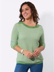 Свитер с длинными рукавами в яблочно-бежевом узоре WITT WEIDEN