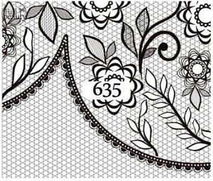 Водные наклейки для ногтей - №635, Raisin