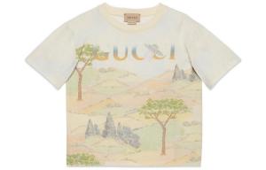 Футболка детская Gucci, слоновая кость