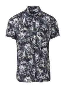 KOROSHI Рубашка на пуговицах Regular fit в черном цвете