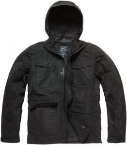 Куртка Vintage Industries Levin, черная