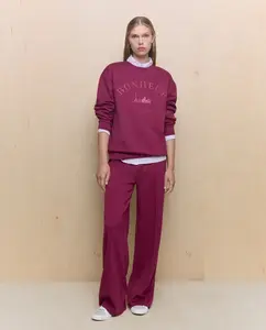 Женские широкие штаны из модала Easy Wear, сливовый