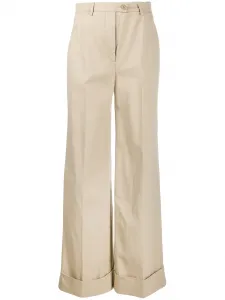 Расклешенные брюки с завышенной талией ASPESI, нейтральный