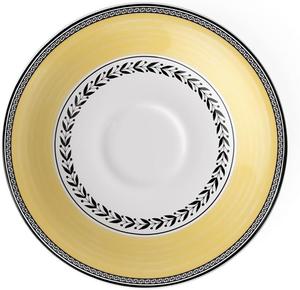 Блюдце кофейное Villeroy & Boch Audun, 19 см, желтый/черный