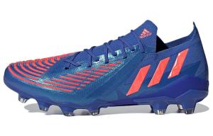 Футбольные бутсы Predator Edge.1 мужские низкие синие/оранжевые Adidas