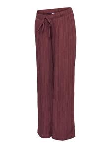 Широкие брюки MAMALICIOUS, цвет Wine red