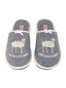 Тапочки Adelheid Filzpantoffel Unschuldslamm, серый