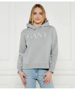 Толстовка Regular fit Gant, серый