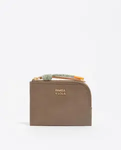 Женский кошелек из нейлона с застежкой-молнией Bimba y Lola, коричневый