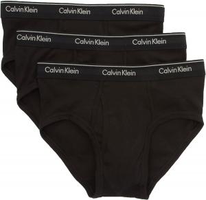 Классические трусы из хлопка (3 шт.) Calvin Klein Underwear, черный
