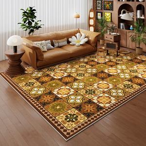 Dajiang Ковер 300х400 см в винтажном стиле, из мягкого велюра Alka Soft Crystal Cloud, с силиконовым противоскользящим дном, для гостиной/спальни, американский стиль, моющийся