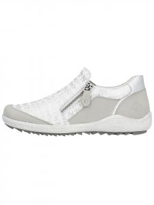 Элегантные туфли на шнуровке remonte, светло-серый