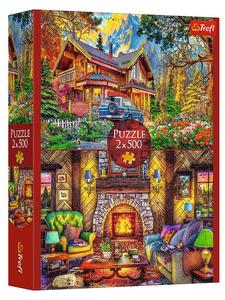 2 пазла по 500 деталей «Горное путешествие» - для детей от 10 лет и старше