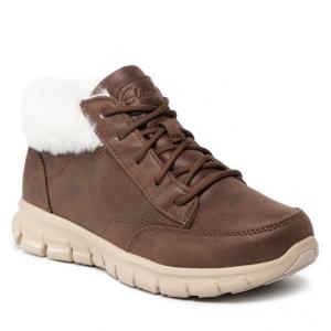 Ботинки женские Skechers WarmSeeker с мехом, коричневый