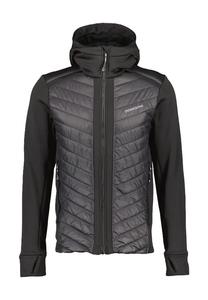 Стеганая куртка с воротником-стойкой и капюшоном Didriksons, черный