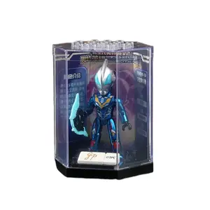 Фигурка JIMU Ultraman 6th Edition Hero Poseable Pocket Brick в слепом боксе, отдельный мистери-бокс или полный набор из 12 штук Qimeng