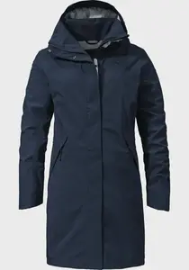 Schöffel парка "Parka Sardegna L", с капюшоном, синий