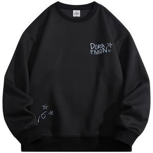 Толстовка унисекс Doraemon, Черный (на флисовой подкладке)
