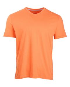 Футболка с высоким V-образным вырезом Boxercraft, цвет mandarin