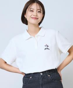 Футболка-поло премиум-класса размера Double L, свободный крой, короткий рукав, логотип с надписью, стандартный американский размер.